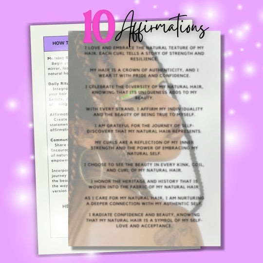 Fall In Love With Your Natural Hair- EBOOK
