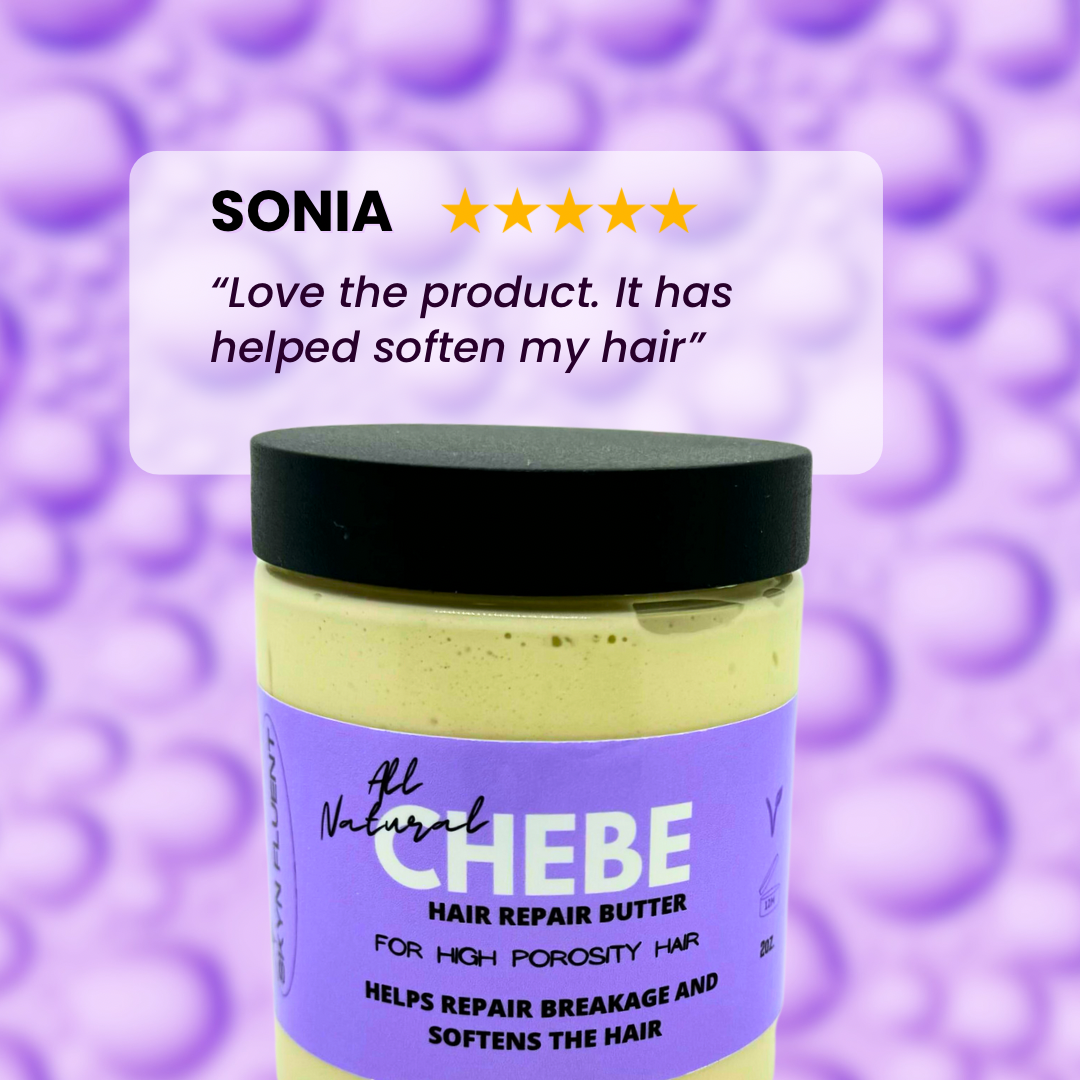 All Natural Chebe Repair Butter For High Porosity Hair