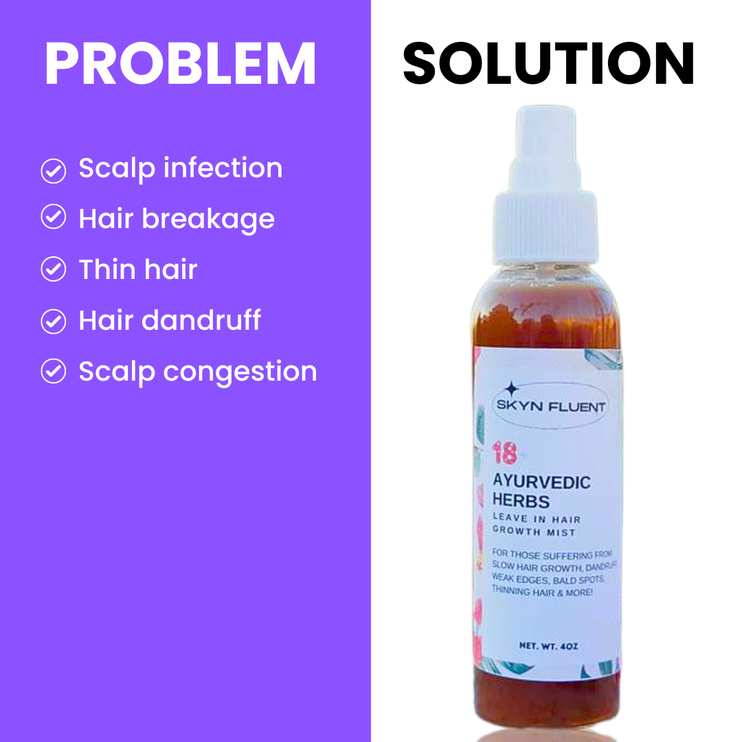 18+ Ayurvedic Hair Growth Mist