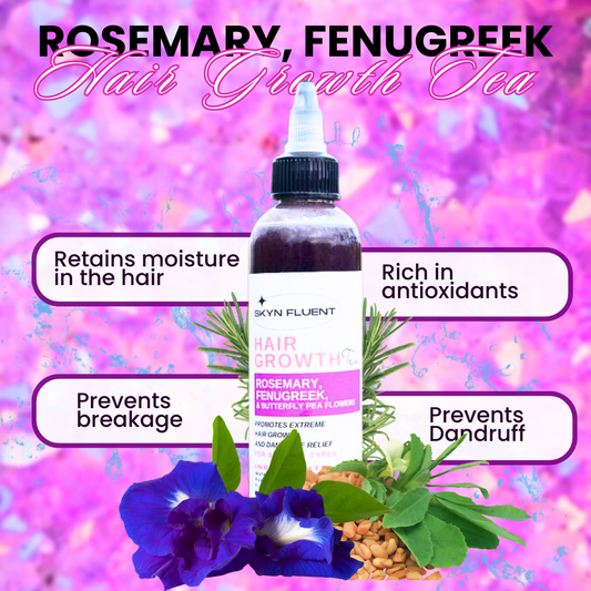 Fenugreek, Butterfly Pea, & Rosemary Hair Growth Tea