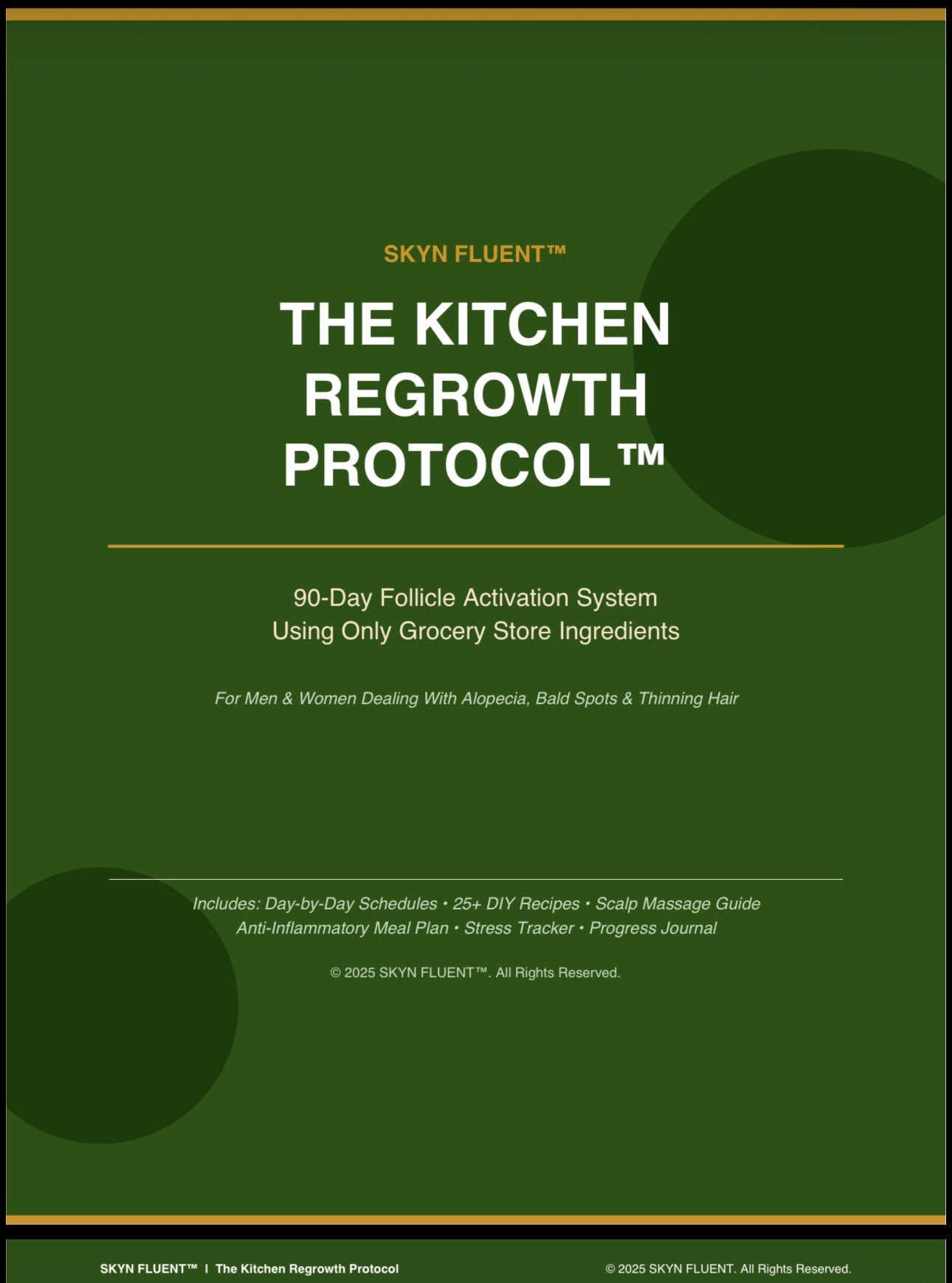The Kitchen Regrowth Protocol™ — 90-Day Follicle Activation System (Digital Ebook)