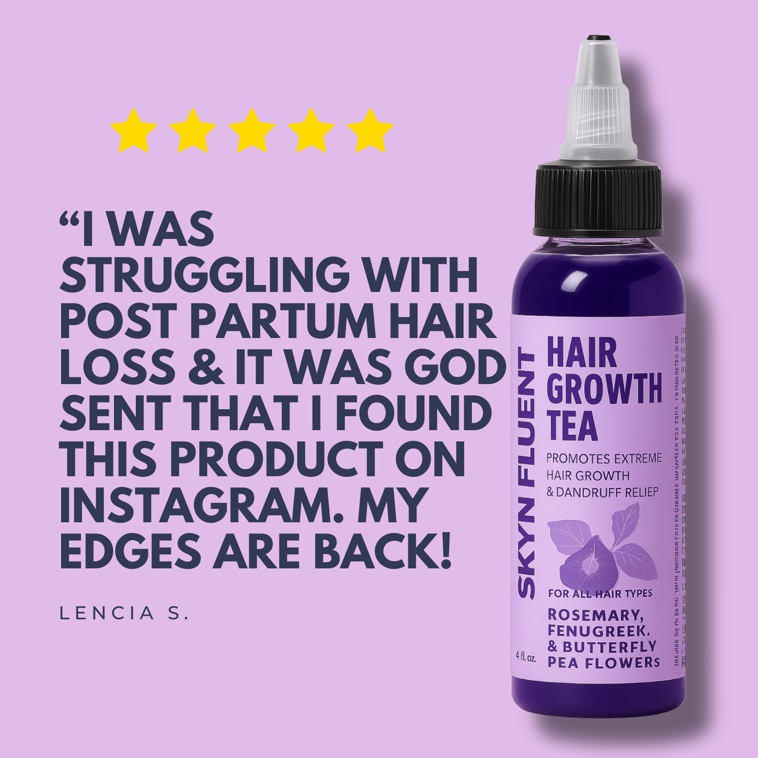Fenugreek & Rosemary Hair Growth Tea | Strengthen Roots & Boost Growth
