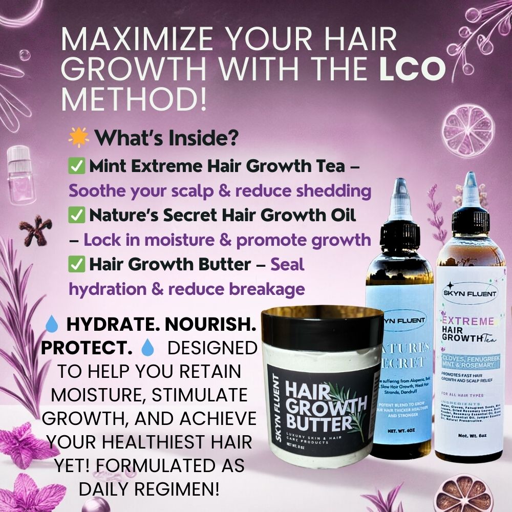 Ultimate Hair Revival Bundle – LCO Method for Moisture & Growth
