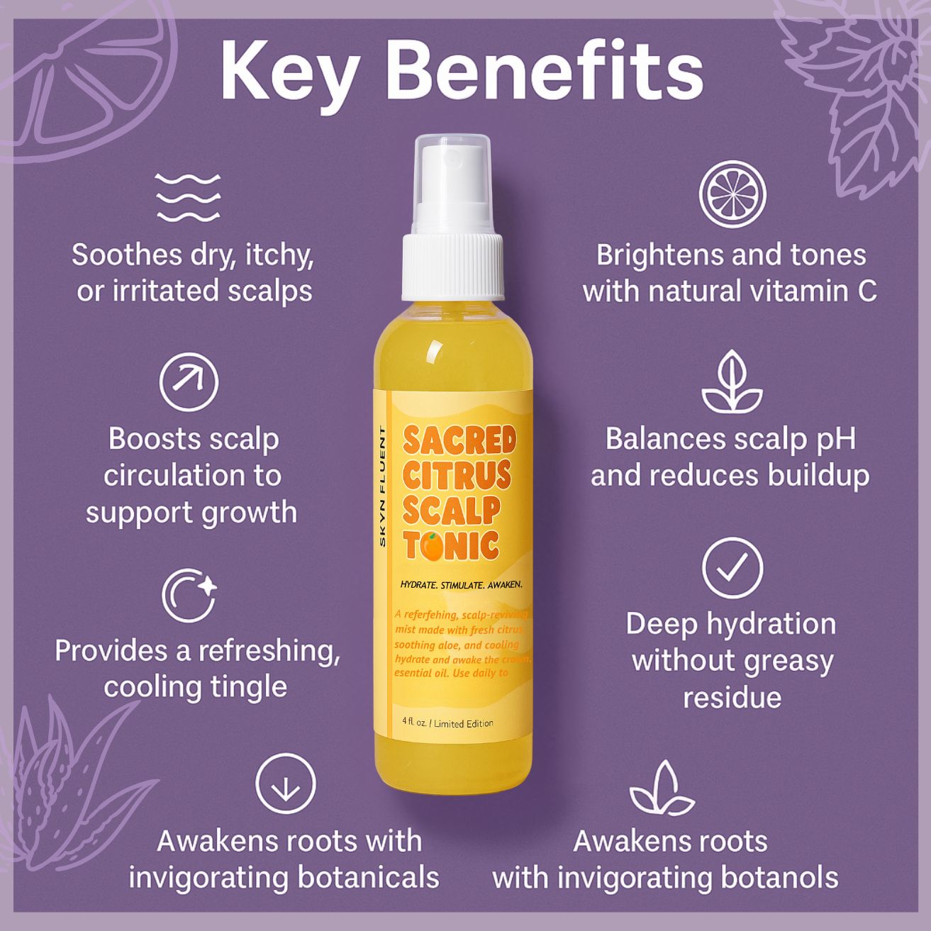 Sacred Citrus Scalp Tonic