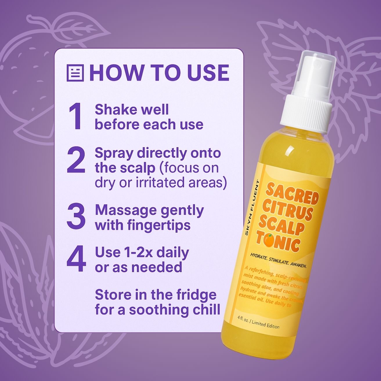 Sacred Citrus Scalp Tonic