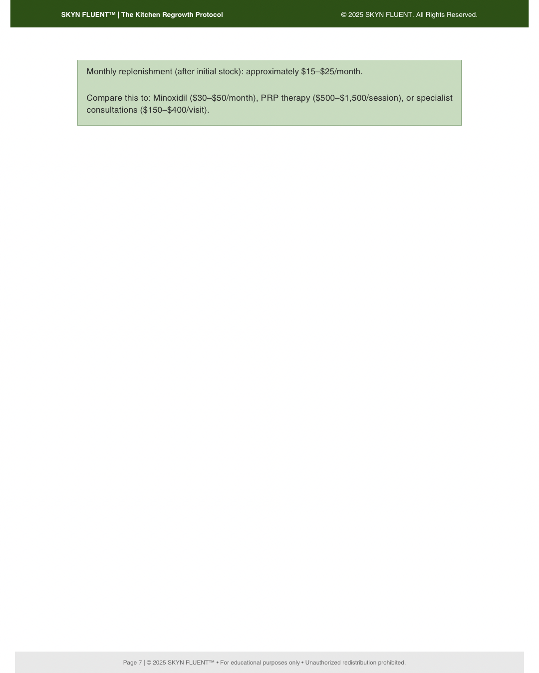 The Kitchen Regrowth Protocol™ — 90-Day Follicle Activation System (Digital Ebook)